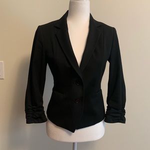 Express Rouched Sleeve Blazer